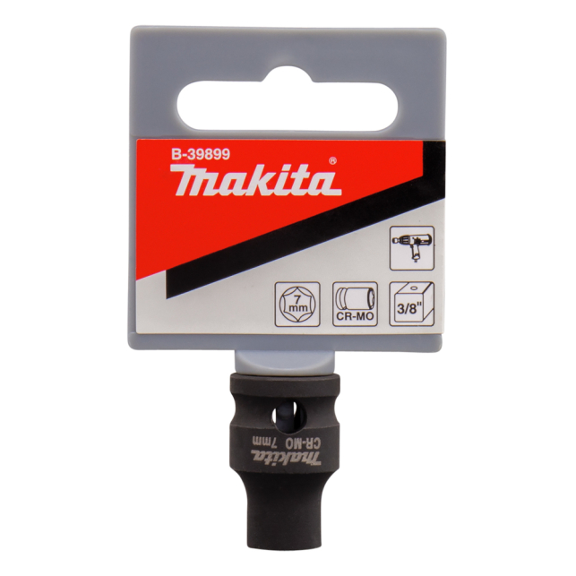 Smūginė sukimo galva Makita B-39899, 7-28 MM, 3/8" 1