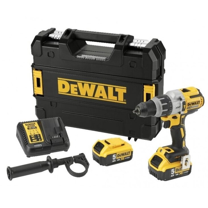 Smūginis suktuvas-gręžtuvas DeWalt DCD996P2-QW; 18 V; 2x5,0 Ah akum. 1 Smūginis suktuvas-gręžtuvas DeWalt DCD996P2-QW; 18 V; 2x5,0 Ah akum. 1