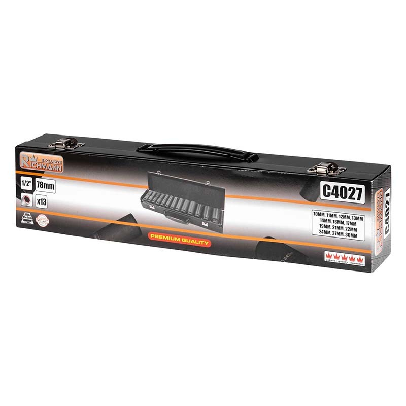 Smūg. galvučių rinkinys C4027, 13 vnt. 2 Smūg. galvučių rinkinys C4027, 13 vnt. 2