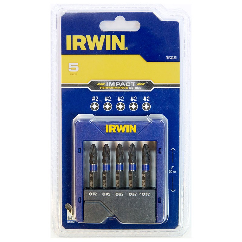 Smūg. sukt. galvutės „IRWIN" PZ2, 5 vnt. Smūg. sukt. galvutės „IRWIN" PZ2, 5 vnt.