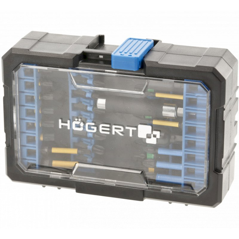 Smūginių antgalių ir grąžtų rinkinys 1/4, 32 dalių Smūginių antgalių ir grąžtų rinkinys 1/4, 32 dalių