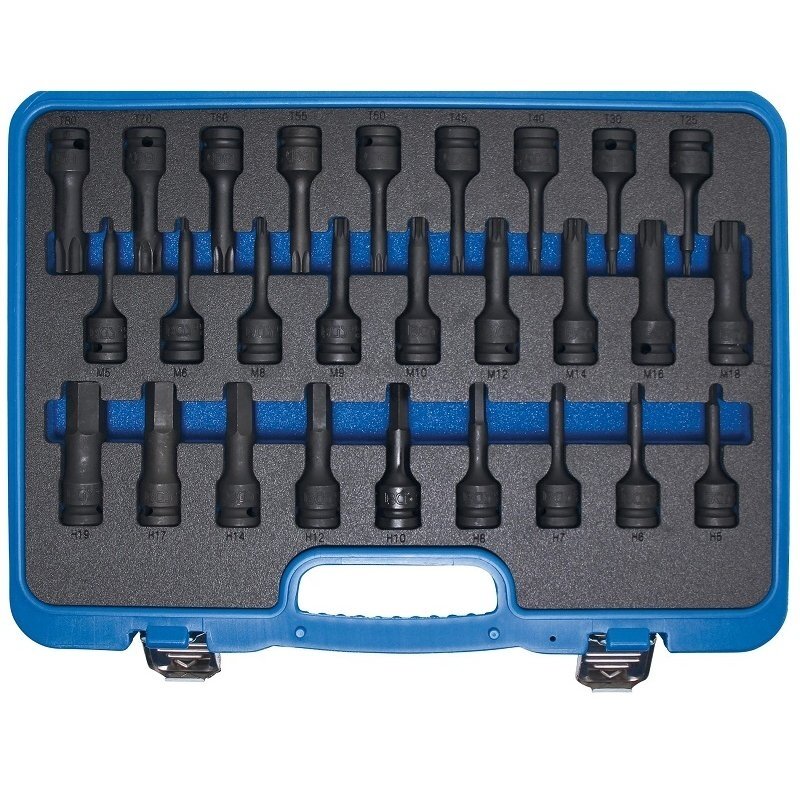 Smūginių antgalių rinkinys BGS-TECHNIC (1/2"), 27 vnt. Smūginių antgalių rinkinys BGS-TECHNIC (1/2"), 27 vnt.