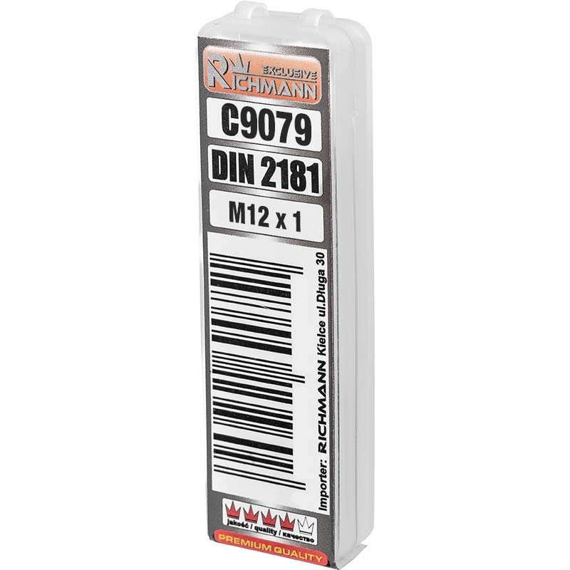 Smulkiasriegis sriegiklis M12 x 1 mm 2 vnt. Smulkiasriegis sriegiklis M12 x 1 mm 2 vnt.