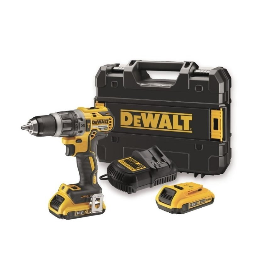 Smūginis gręžtuvas-suktuvas DeWalt DCD796D2; 18 V; 2x2,0 Ah akum. 1 Smūginis gręžtuvas-suktuvas DeWalt DCD796D2; 18 V; 2x2,0 Ah akum. 1