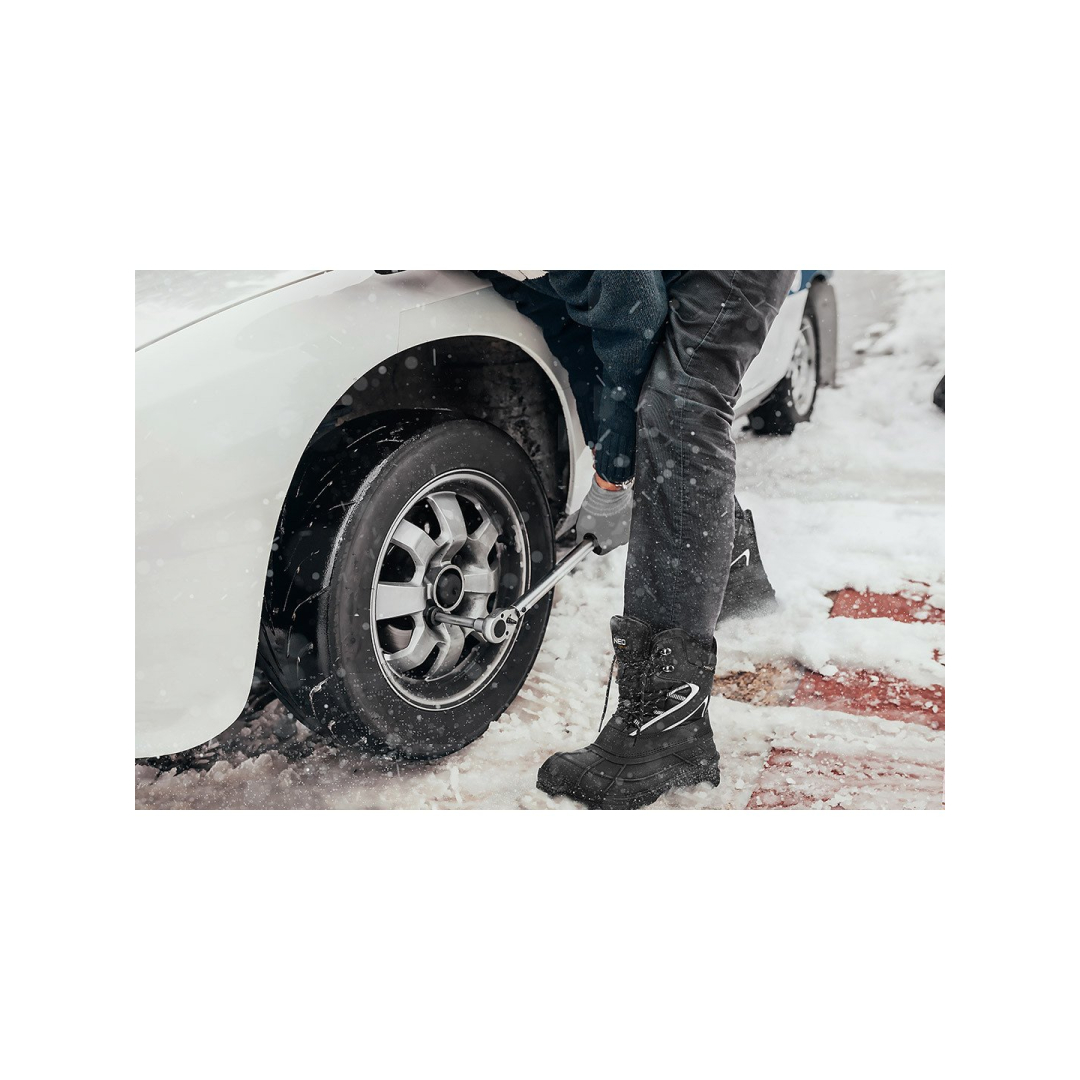 Sniego batai su šviesą atspindinčiomis juostelėmis, 42 dydis 3