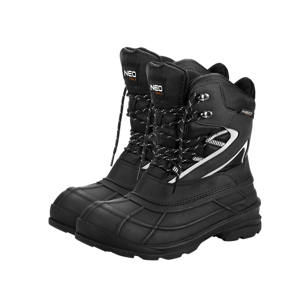 Sniego batai su šviesą atspindinčiomis juostelėmis, 44 dydis Sniego batai su šviesą atspindinčiomis juostelėmis, 44 dydis