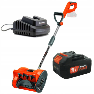 Sniego valytuvas DAEWOO DAST 3221Li SET, 21 V (1x4Ah, krov.) 1 Sniego valytuvas DAEWOO DAST 3221Li SET, 21 V (1x4Ah, krov.) 1