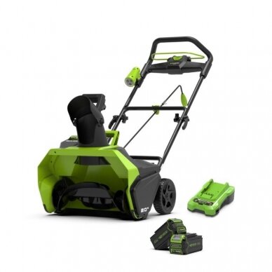 4SNIEGO VALYTUVAS Greenworks gd40stUBX 40V, 2X4Ah (su akum. ir krov.) 4SNIEGO VALYTUVAS Greenworks gd40stUBX 40V, 2X4Ah (su akum. ir krov.)