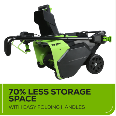 Sniego valytuvas Greenworks 60V gd60st (tik įrankis) 6