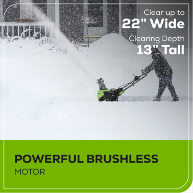 Sniego valytuvas Greenworks 60V gd60st (tik įrankis) 7