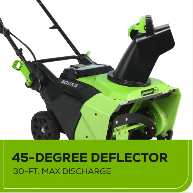 Sniego valytuvas Greenworks 60V gd60st (tik įrankis) 8 Sniego valytuvas Greenworks 60V gd60st (tik įrankis) 8