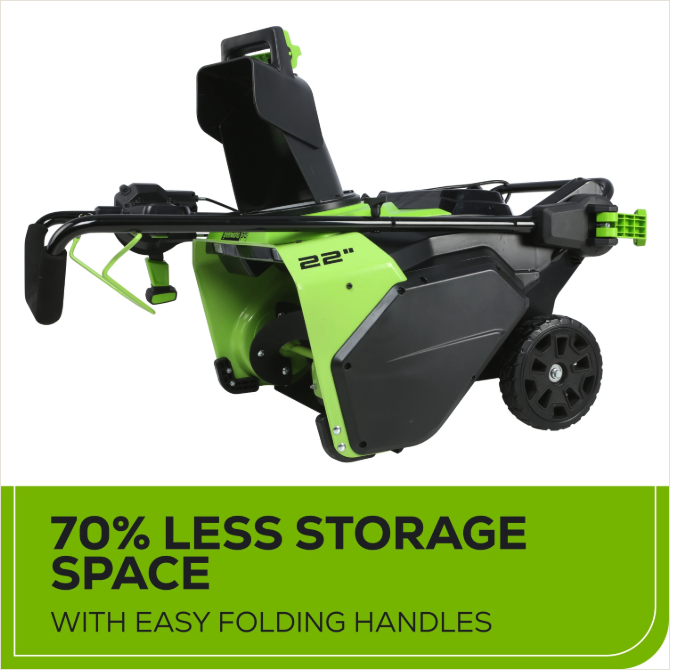 Sniego valytuvas Greenworks 60V gd60st (tik įrankis) 6