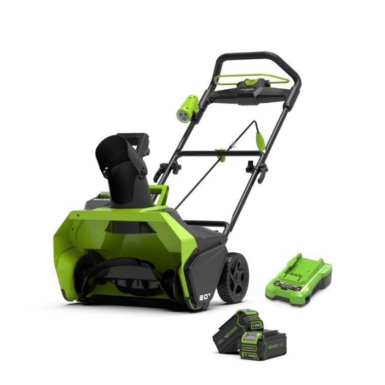 4SNIEGO VALYTUVAS Greenworks gd40stUBX 40V, 2X4Ah (su akum. ir krov.) 4SNIEGO VALYTUVAS Greenworks gd40stUBX 40V, 2X4Ah (su akum. ir krov.)