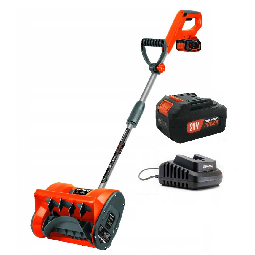 Sniego valytuvas DAEWOO DAST 3221Li SET, 21 V (1x4Ah, krov.) Sniego valytuvas DAEWOO DAST 3221Li SET, 21 V (1x4Ah, krov.)