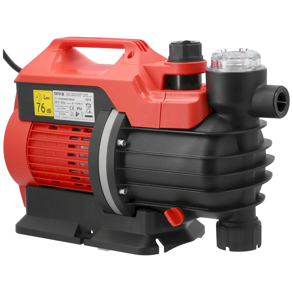 Sodo siurblys | su filtru | skaitmeninis | 1300W (YT-85372) Sodo siurblys | su filtru | skaitmeninis | 1300W (YT-85372)