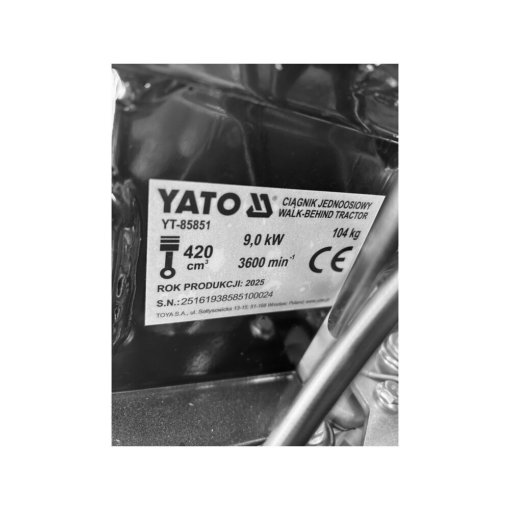 Sodo traktorius benzininis | motoblokas Yato | 420 CM3 (YT-85851) 11