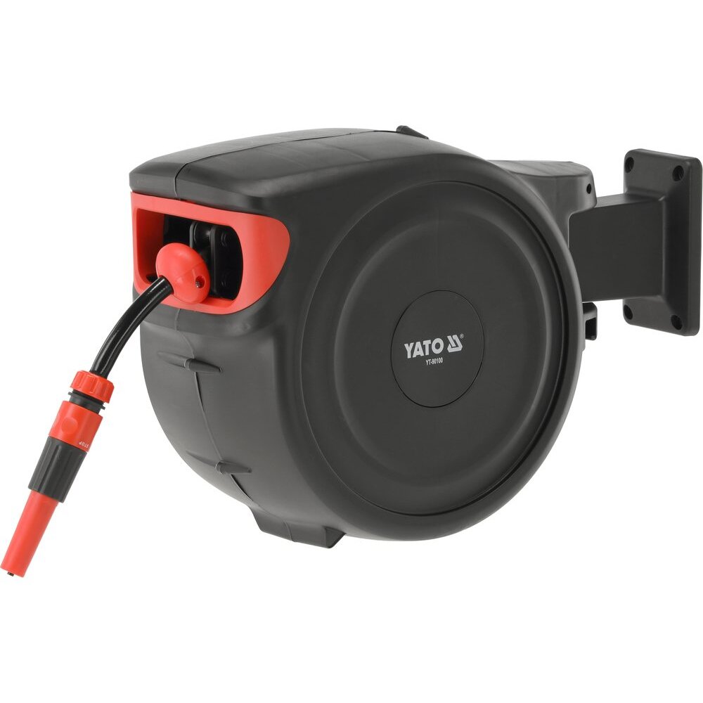 Sodo žarna automatinėje ritėje | 15m (YT-90100) Sodo žarna automatinėje ritėje | 15m (YT-90100)