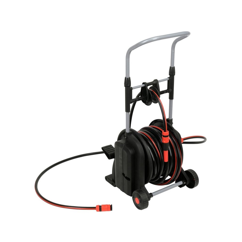 Sodo žarna ritėje su vežimėliu | 25m (YT-90120)