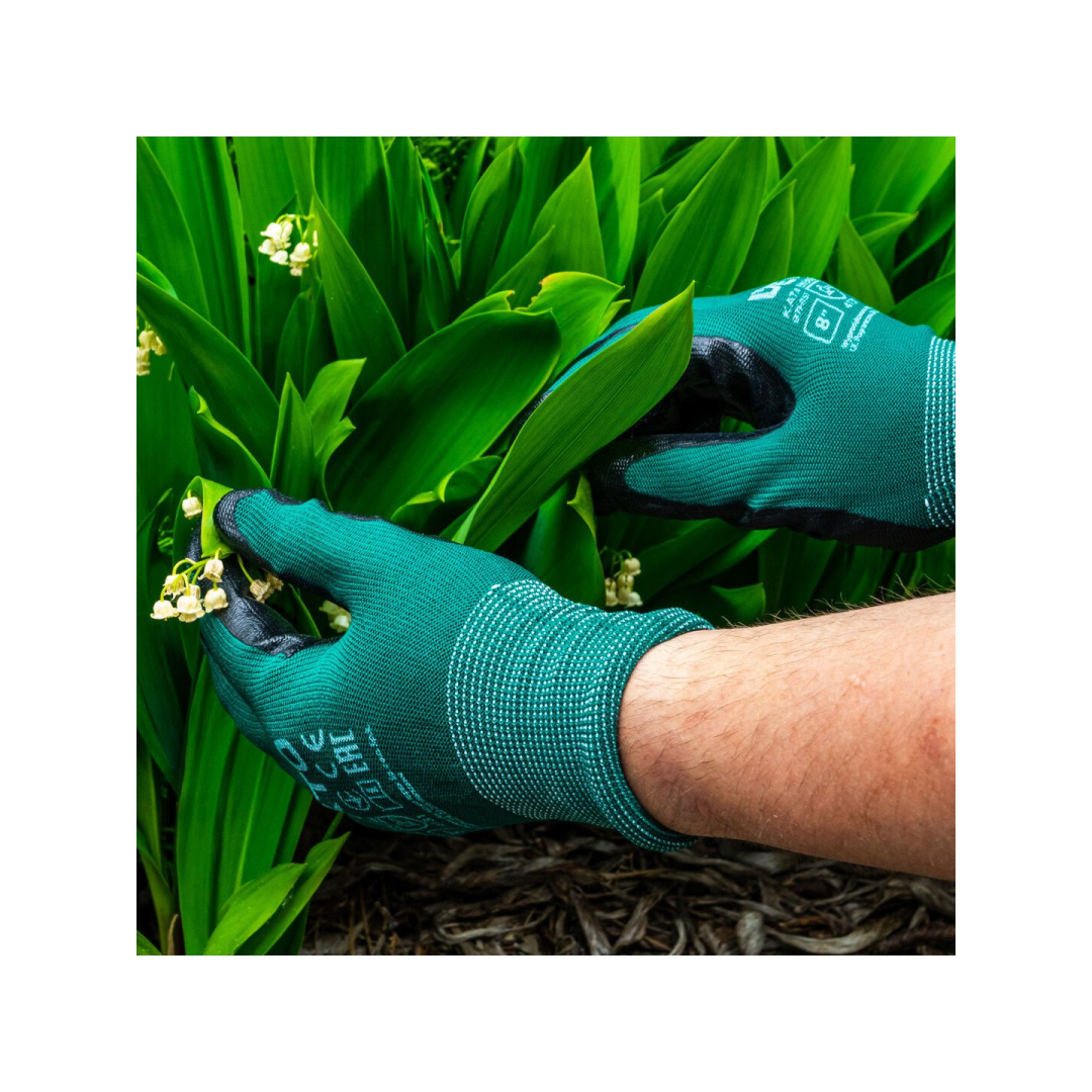 Sodo pirštinės, padengtos nitrilu, dydis 10" 2 Sodo pirštinės, padengtos nitrilu, dydis 10" 2