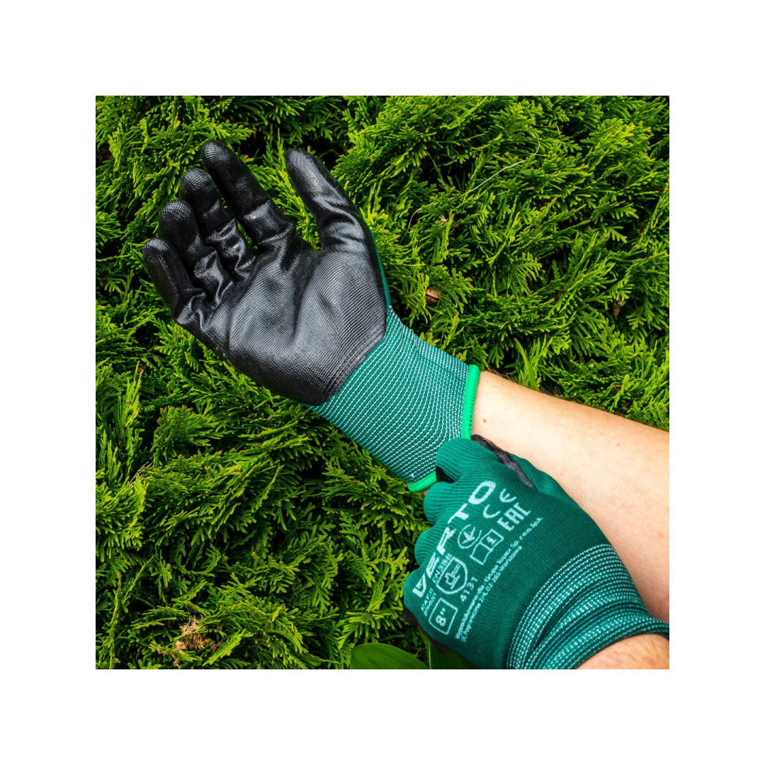 Sodo pirštinės, padengtos nitrilu, dydis 10" 3 Sodo pirštinės, padengtos nitrilu, dydis 10" 3