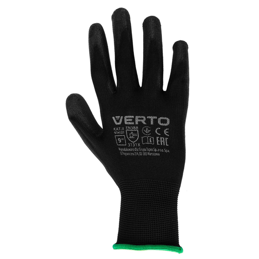 Sodo pirštinės, padengtos PU, dydis 9" 7 Sodo pirštinės, padengtos PU, dydis 9" 7