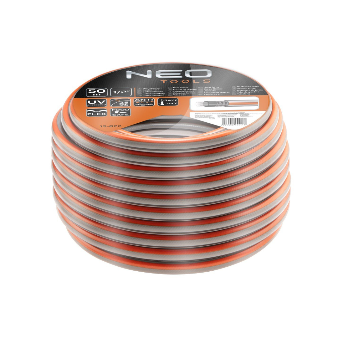 Sodo žarna 1/2" x 50 m,  4 sluoksniai  OPTIMA 1