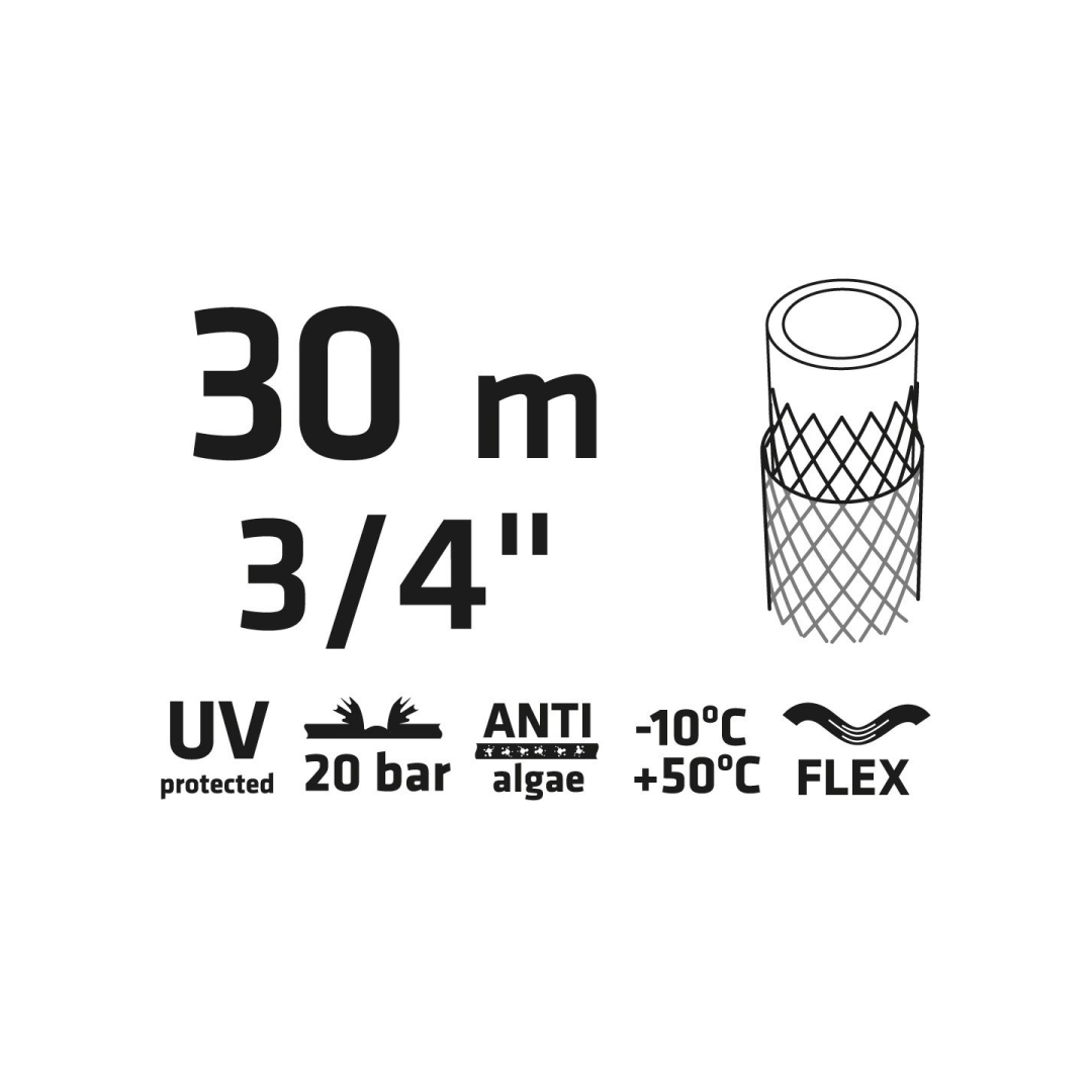 Sodo žarna 30 m, 3/4 ” ECONOMIC 7