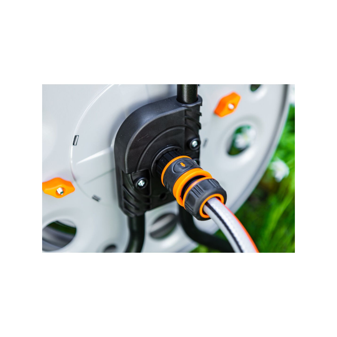 Sodo žarnos stovas, metalinis , iki 100m 1/2 "hose 6 Sodo žarnos stovas, metalinis , iki 100m 1/2 "hose 6