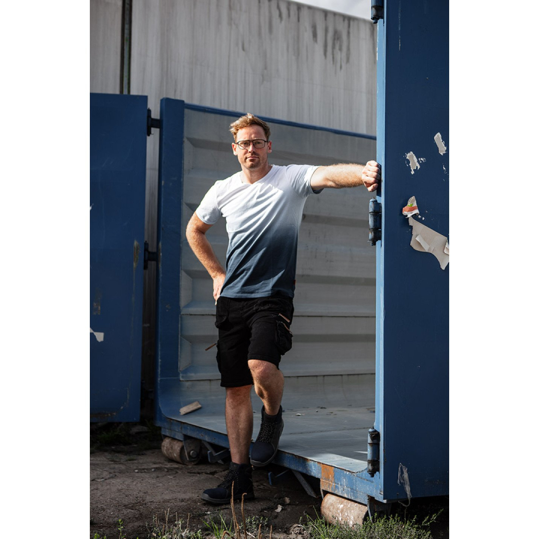 Šortai DENIM, juodi, XL dydis 3