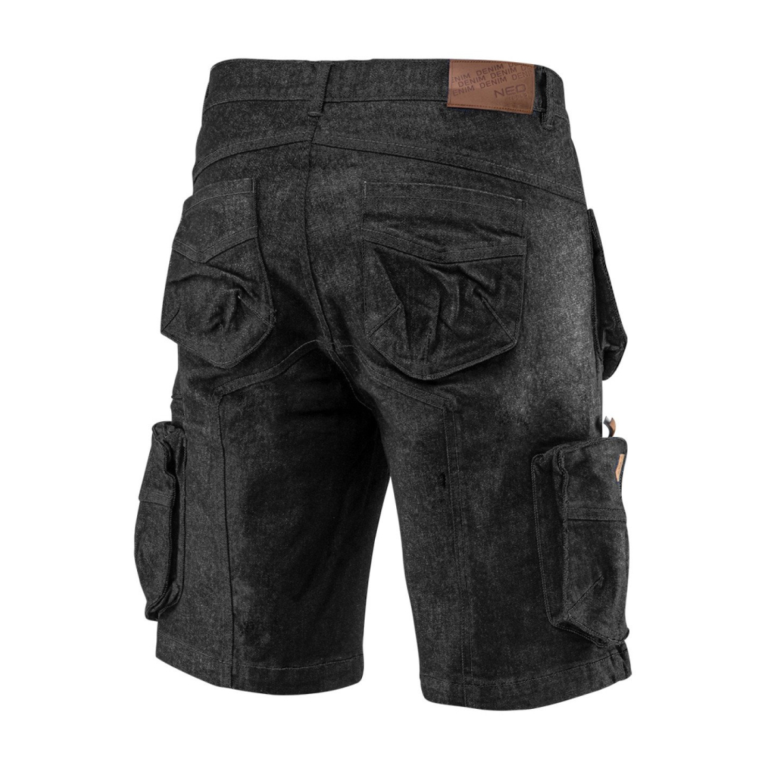 Šortai DENIM, juodi, XS dydis 8