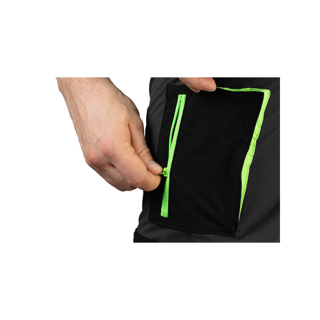 Šortai PREMIUM, 4 way stretch, juodi, dydis M 4