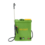 Akumuliatorinis sodo purkštuvas Procraft AS-12, 18 V, 8 Ah