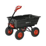 Sodo vežimėlis su savivarčiu XXL 550 kg, 13" ratai (YT-86961)
