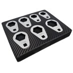 Šoninių raktų rinkinys | Įrankių dėklas | 12,5 mm (1/2") | 24 - 36 mm | 7 vnt. (SK8297S)