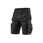 Šortai DENIM, juodi, L dydis