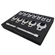 Šoninių raktų rinkinys | 10 mm (3/8") | 10 - 24 mm | 14 vnt. (SK82914S)