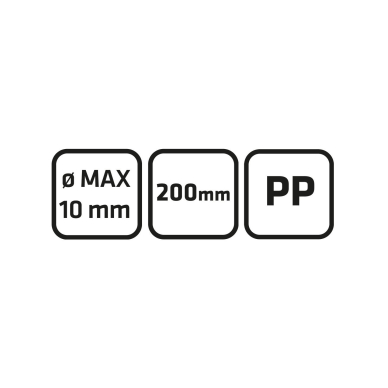 Sodo genėjimas bazinis 200 mm, pjovimo skersmuo 10 mm 7