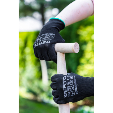 Sodo pirštinės, padengtos PU, dydis 8" 5 Sodo pirštinės, padengtos PU, dydis 8" 5