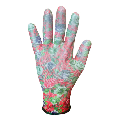 Sodo pirštinės su PU danga, rožių raštas, 8 dydžio 7 Sodo pirštinės su PU danga, rožių raštas, 8 dydžio 7