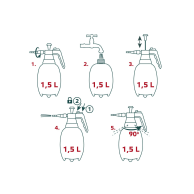 Sodo purkštuvas 1,5L 7 Sodo purkštuvas 1,5L 7