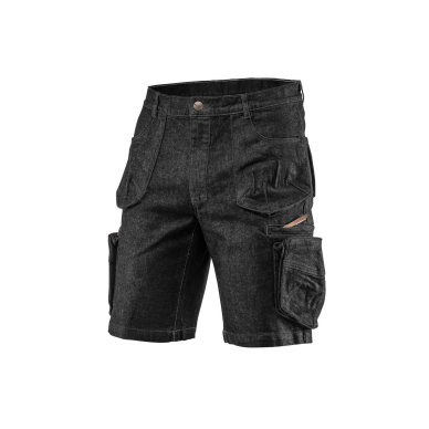 Šortai DENIM, juodi, S dydis