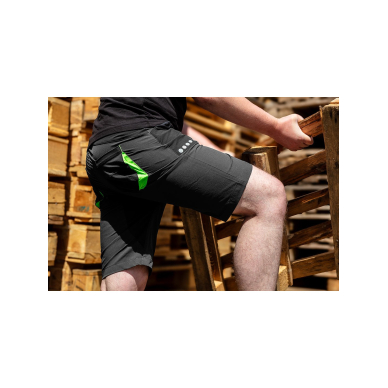 Šortai PREMIUM, 4 way stretch, juodi, dydis S 1