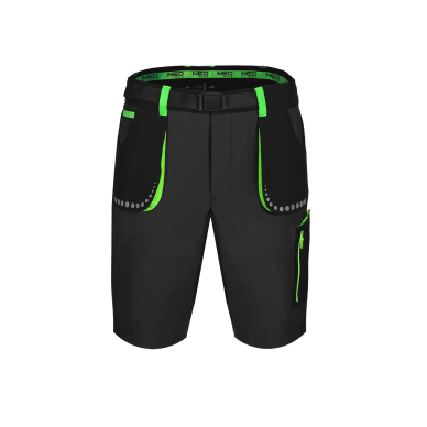 Šortai PREMIUM, 4 way stretch, juodi, dydis XS