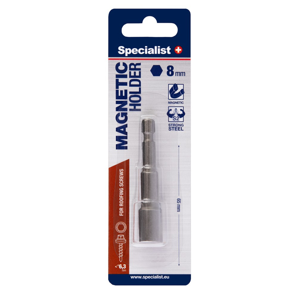 SPECIALIST+ magnetinė galvutė, 8x65 mm SPECIALIST+ magnetinė galvutė, 8x65 mm