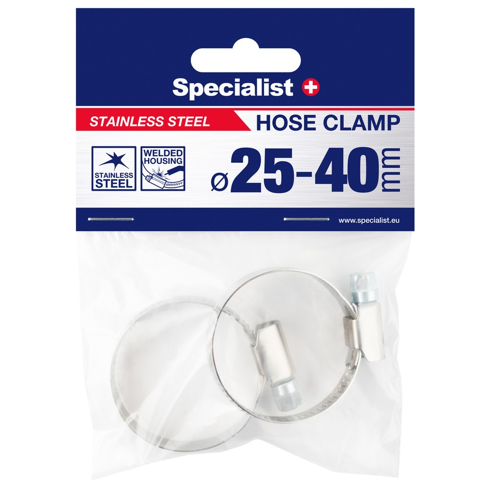 SPECIALIST+ nerūd. pl. sąvarža, 25-40 mm, 2vnt. 1