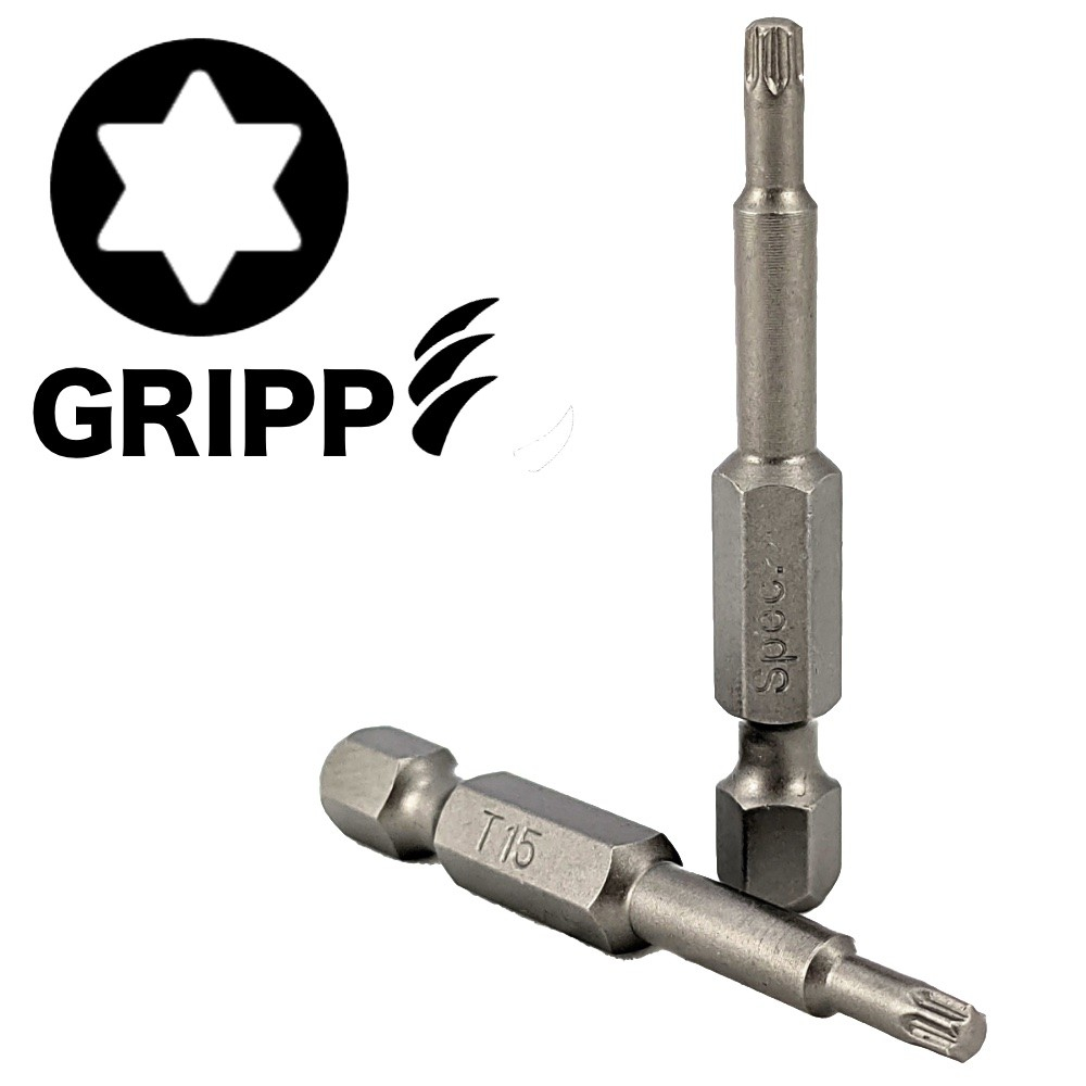 SPECIALIST+ sukimo antgalis TORX GRIP T15, 50mm, 3 vnt. SPECIALIST+ sukimo antgalis TORX GRIP T15, 50mm, 3 vnt.