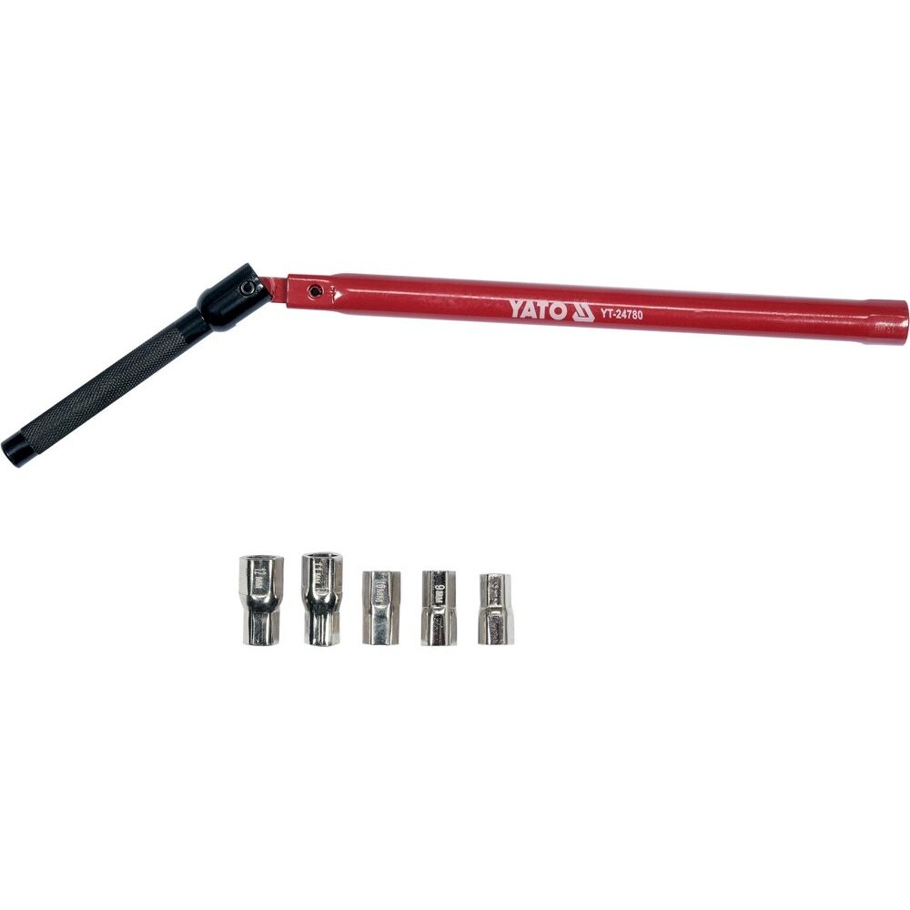 Specialus raktas santechnikos darbams | su galvutėmis | 180° (YT-24780) Specialus raktas santechnikos darbams | su galvutėmis | 180° (YT-24780)