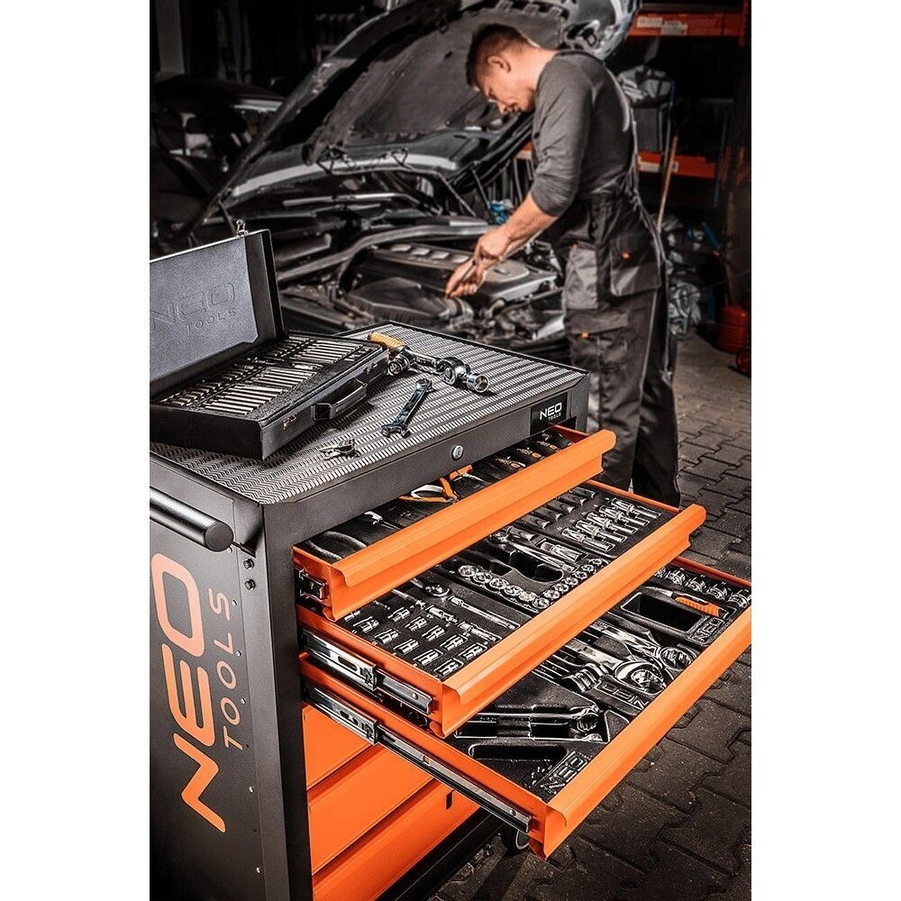 Spintelė su 7 stalčiais Neo 84-222, be įrankių 10 Spintelė su 7 stalčiais Neo 84-222, be įrankių 10