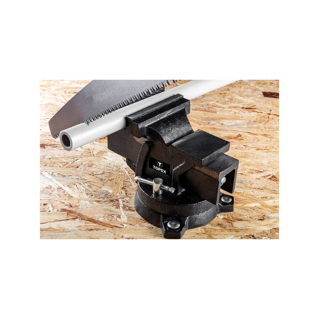 Spaustuvas staliui, besisukantis 100 mm 2 Spaustuvas staliui, besisukantis 100 mm 2