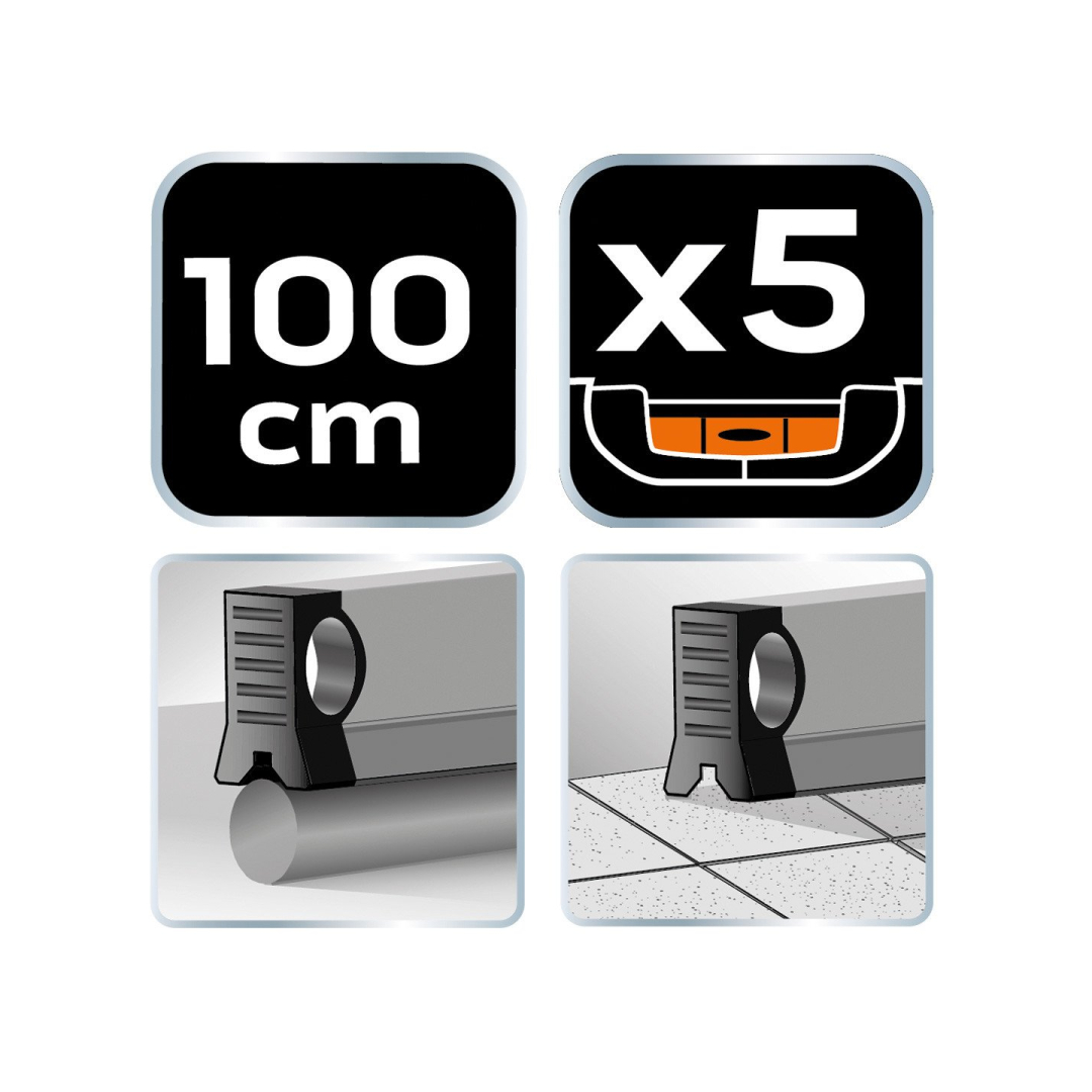 Specialus gulščiukas, 5 akutės, 2 rankenos, 100 cm 6 Specialus gulščiukas, 5 akutės, 2 rankenos, 100 cm 6